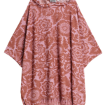 Essentiel Antwerp Pink And Brown Floral Jacquard Cotton-Blend Midi Dress With Hood - Essentiel Antwerp Dresses - Colorful Belgian Design - Shop at Luxury Shoes 
