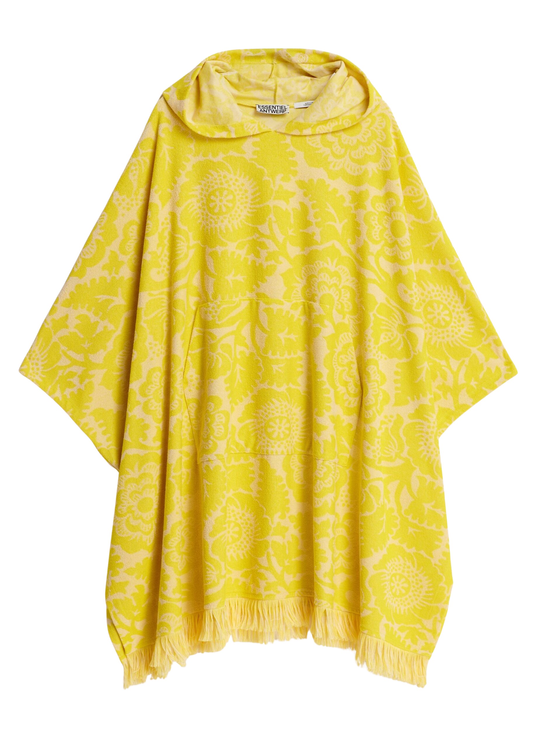 Essentiel-Antwerp-Yellow-Floral-Jacquard-Cotton-Blend-Midi-Dress-With-Hood-scaled87510_nobg Essentiel Antwerp Yellow Floral Jacquard Cotton-Blend Midi Dress With Hood - Essentiel Antwerp Dresses - Colorful Belgian Design - Shop at Luxury Shoes