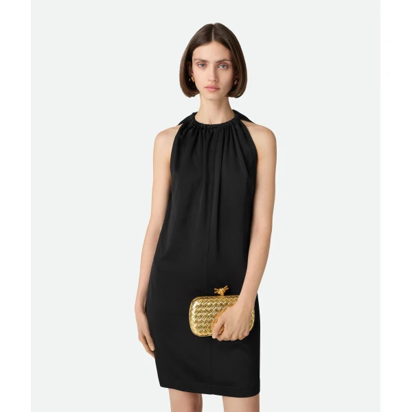Khaite Women's Knot in Gold - Gold Clutch Bags - The Lotus Tote Bag - Shop at Luxury Shoes 