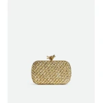 Khaite Women's Knot in Gold - Gold Clutch Bags - The Lotus Tote Bag - Shop at Luxury Shoes Khaite Women's Knot in Gold - Gold Clutch Bags - The Lotus Tote Bag - Shop at Luxury Shoes