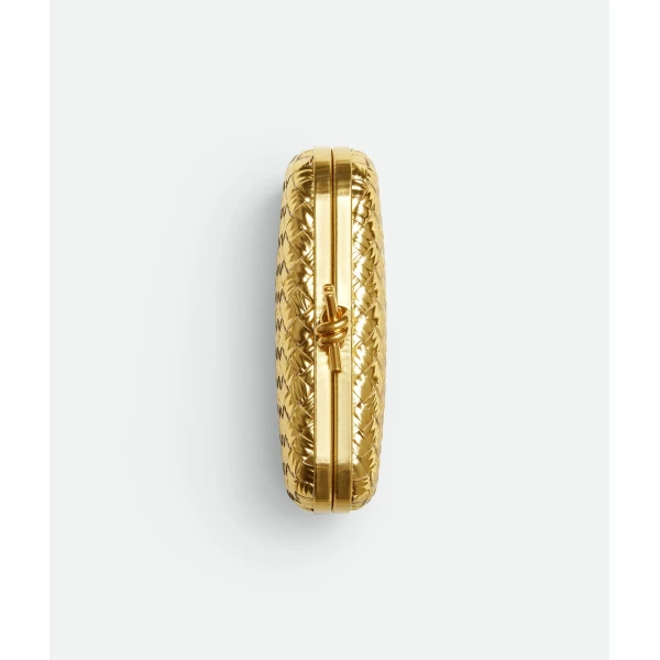 Khaite Women's Knot in Gold - Gold Clutch Bags - The Lotus Tote Bag - Shop at Luxury Shoes 