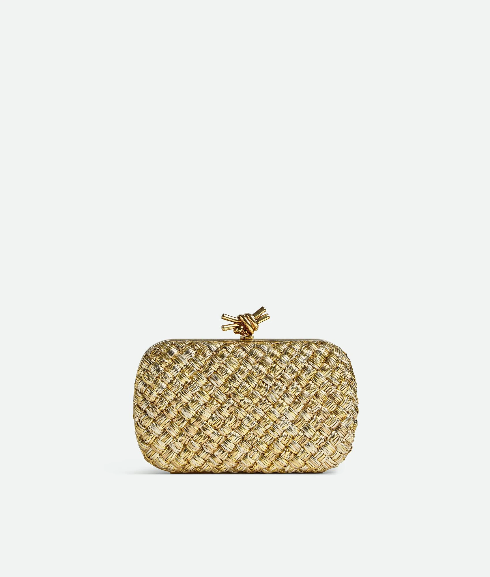 Khaite Women's Knot in Gold - Gold Clutch Bags - The Lotus Tote Bag - Shop at Luxury Shoes Khaite Women's Knot in Gold - Gold Clutch Bags - The Lotus Tote Bag - Shop at Luxury Shoes