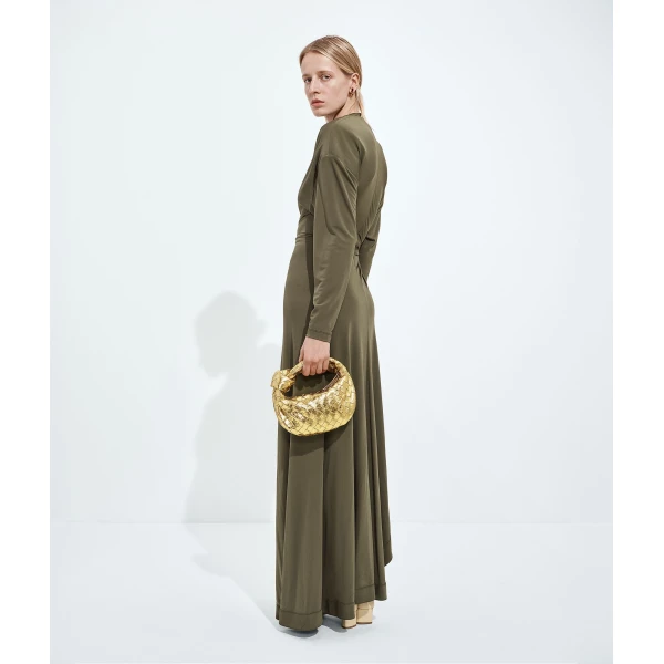 Khaite Women's Mini Jodie in Gold - Gold Mini Bags - The Lotus Tote Bag - Shop at Luxury Shoes 