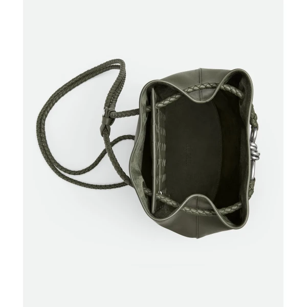 Khaite Women's Andiamo Backpack in Pickle - Green Backpacks - The Lotus Tote Bag - Shop at Luxury Shoes 