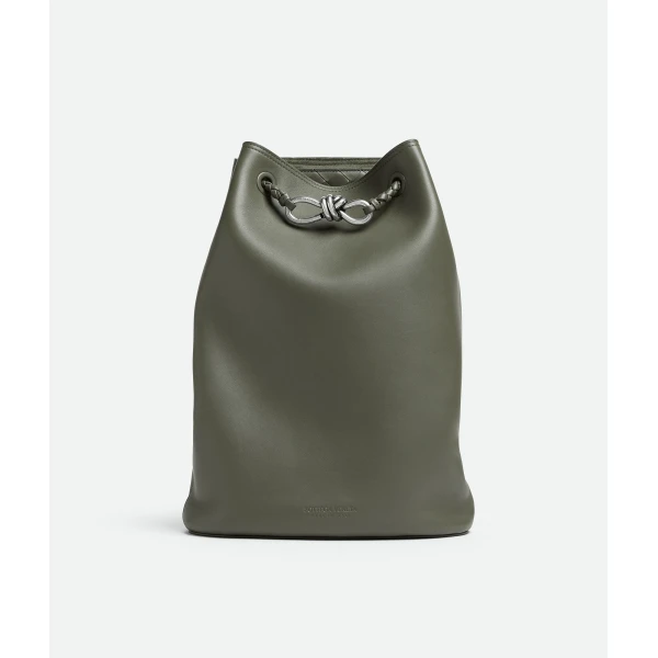 Khaite Women's Andiamo Backpack in Pickle - Green Backpacks - The Lotus Tote Bag - Shop at Luxury Shoes 