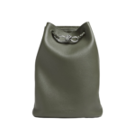 Khaite Women's Andiamo Backpack in Pickle - Green Backpacks - The Lotus Tote Bag - Shop at Luxury Shoes 