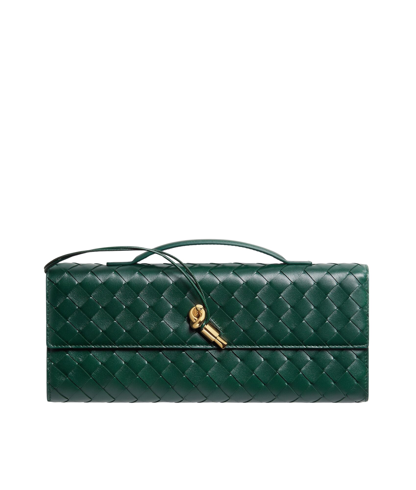 Green-Womens-Andiamo-Clutch-in-Emerald-green-coveti30068_nobg Bottega Veneta Women’s Andiamo Clutch in Emerald green