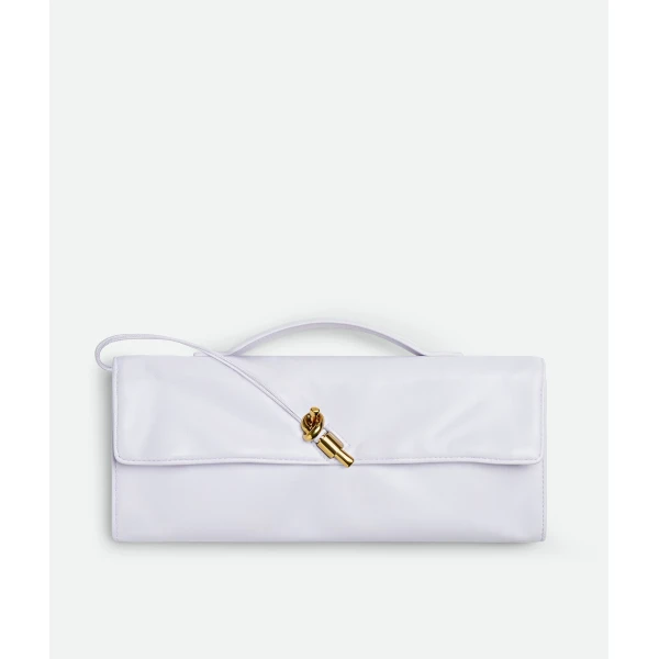 Khaite Women's Andiamo Clutch in Mirth washed - Green Clutch Bags - The Lotus Tote Bag - Shop at Luxury Shoes 