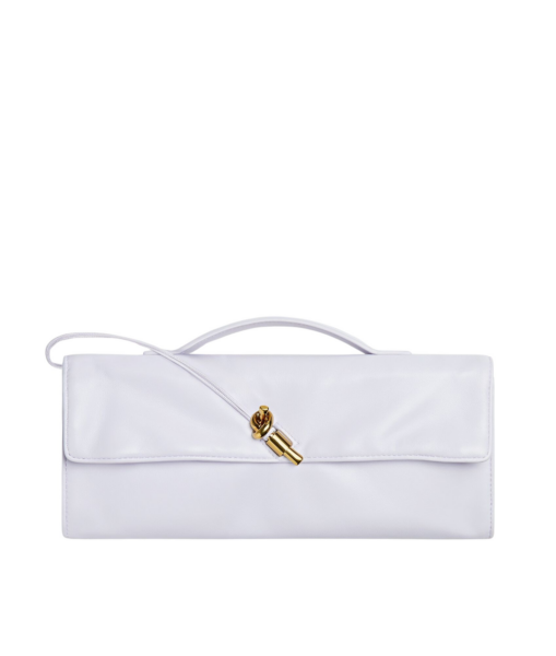 Khaite Women's Andiamo Clutch in Mirth washed - Green Clutch Bags - The Lotus Tote Bag - Shop at Luxury Shoes 