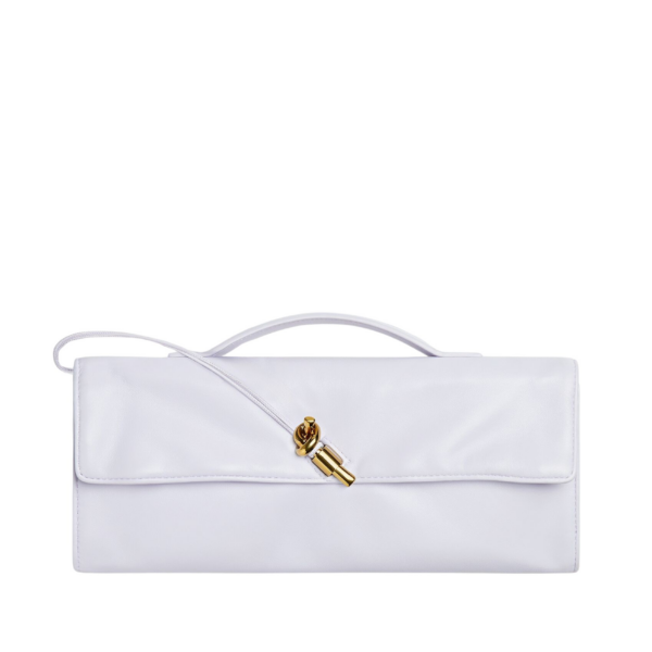 Khaite Women's Andiamo Clutch in Mirth washed - Green Clutch Bags - The Lotus Tote Bag - Shop at Luxury Shoes 