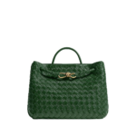 Khaite Women's Andiamo in Basil - Green Totes & Top-Handle Bags - The Lotus Tote Bag - Shop at Luxury Shoes 