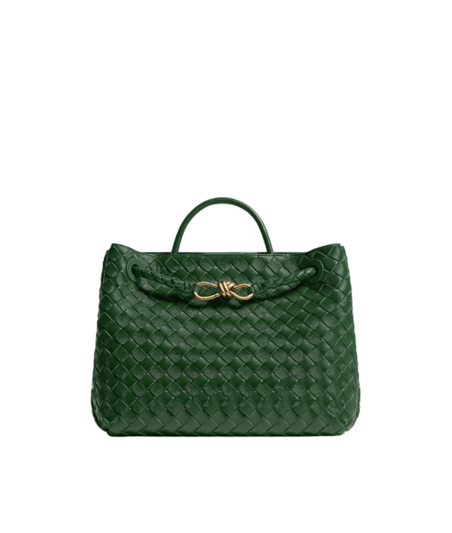 Khaite Women's Andiamo in Basil - Green Totes & Top-Handle Bags - The Lotus Tote Bag - Shop at Luxury Shoes 