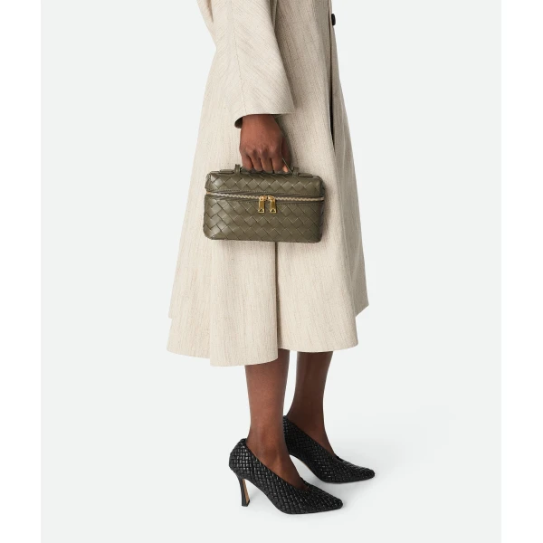 Khaite Women's Bang Bang in Cypress - Green Shoulder & Crossbody Bags - The Lotus Tote Bag - Shop at Luxury Shoes 