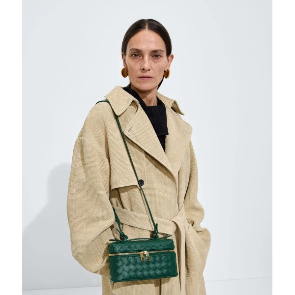 Khaite Women's Bang Bang in Emerald green - Green Shoulder & Crossbody Bags - The Lotus Tote Bag - Shop at Luxury Shoes 