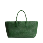 Khaite Women's Cabat in Basil - Green Totes & Top-Handle Bags - The Lotus Tote Bag - Shop at Luxury Shoes 