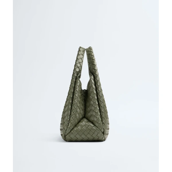 Khaite Women's Campana in Pickle - Green Shoulder & Crossbody Bags - The Lotus Tote Bag - Shop at Luxury Shoes 