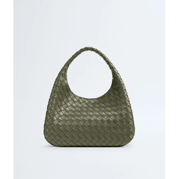 Khaite Women's Campana in Pickle - Green Shoulder & Crossbody Bags - The Lotus Tote Bag - Shop at Luxury Shoes 