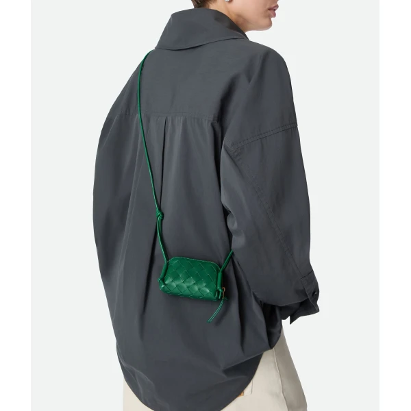 Khaite Women's Candy Concert Pouch in Jungle - Green Clutch Bags - The Lotus Tote Bag - Shop at Luxury Shoes 