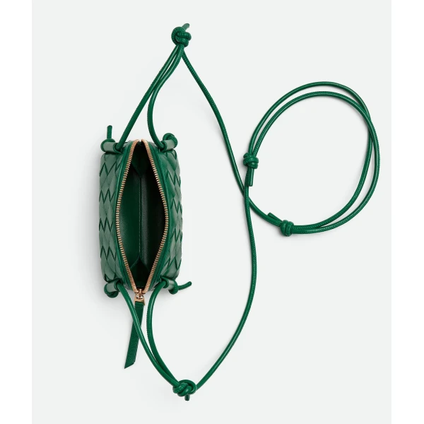 Khaite Women's Candy Concert Pouch in Jungle - Green Clutch Bags - The Lotus Tote Bag - Shop at Luxury Shoes 