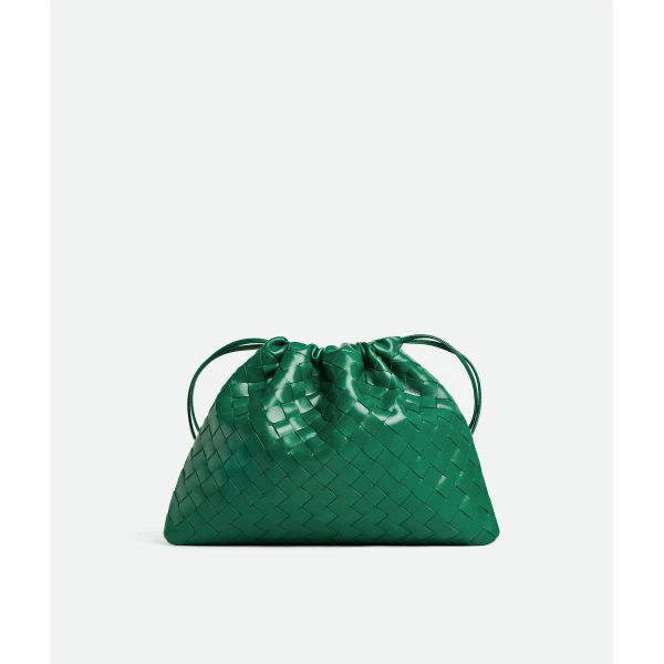 Khaite Women's Dustbag in Jungle - Green Shoulder & Crossbody Bags - The Lotus Tote Bag - Shop at Luxury Shoes 