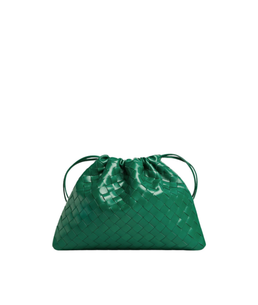 Khaite Women's Dustbag in Jungle - Green Shoulder & Crossbody Bags - The Lotus Tote Bag - Shop at Luxury Shoes 