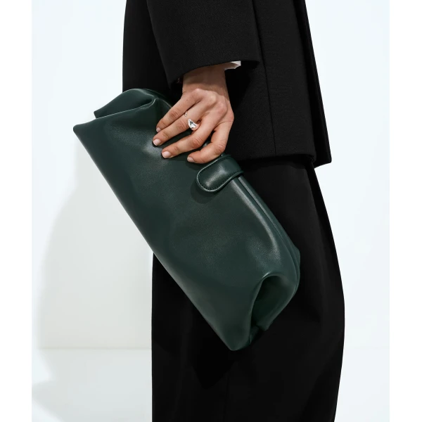 Khaite Women's Lauren 1979 in Alpi green - Green Shoulder & Crossbody Bags - The Lotus Tote Bag - Shop at Luxury Shoes 