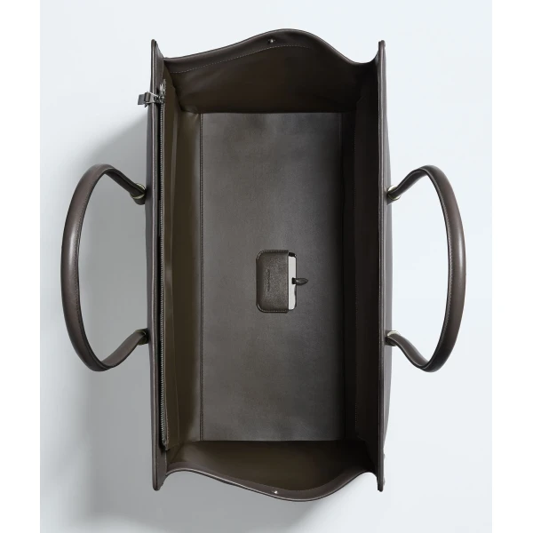 Khaite Women's Maxi Barbara Tote in Dark olive - Green Totes & Top-Handle Bags - The Lotus Tote Bag - Shop at Luxury Shoes 