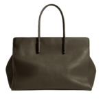 Green-Womens-Maxi-Barbara-Tote-in-Dark-olive-coveti97970_nobg Khaite Women's Maxi Barbara Tote in Dark olive - Green Totes & Top-Handle Bags - The Lotus Tote Bag - Shop at Luxury Shoes