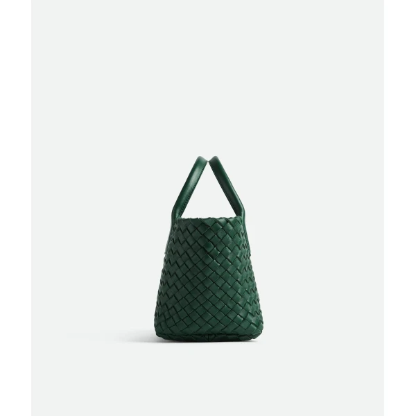 Khaite Women's Mini Cabat in Emerald green - Green Mini Bags - The Lotus Tote Bag - Shop at Luxury Shoes 
