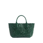 Khaite Women's Mini Cabat in Emerald green - Green Mini Bags - The Lotus Tote Bag - Shop at Luxury Shoes 