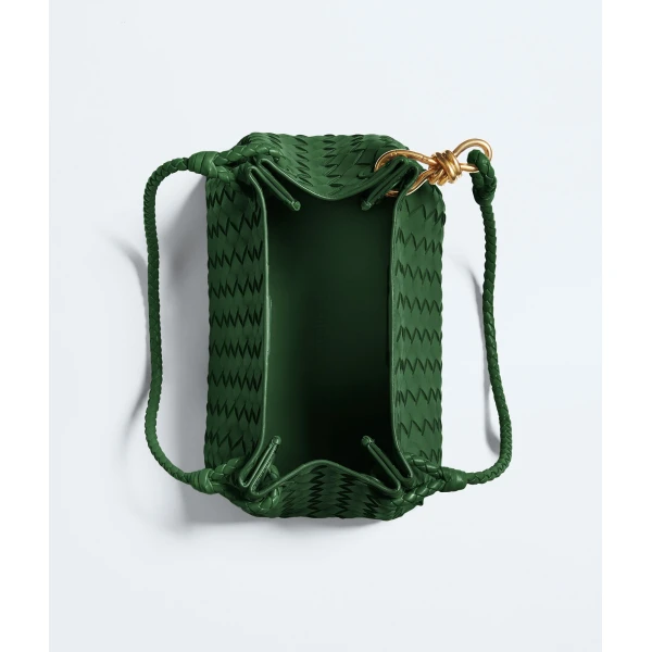 Khaite Women's Parachute in Basil - Green Shoulder & Crossbody Bags - The Lotus Tote Bag - Shop at Luxury Shoes 
