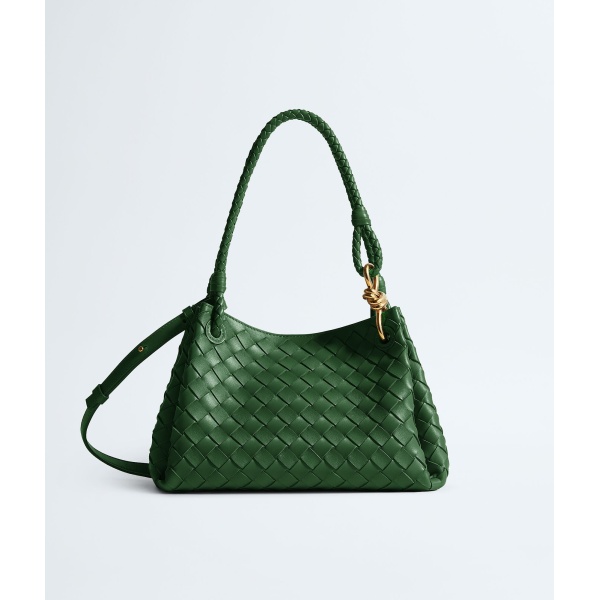 Khaite Women's Parachute in Basil - Green Shoulder & Crossbody Bags - The Lotus Tote Bag - Shop at Luxury Shoes 