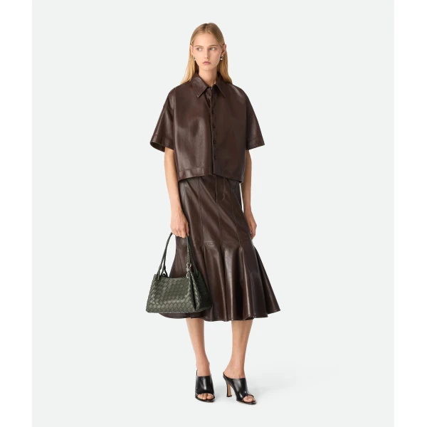 Khaite Women's Parachute in Pickle - Green Shoulder & Crossbody Bags - The Lotus Tote Bag - Shop at Luxury Shoes 