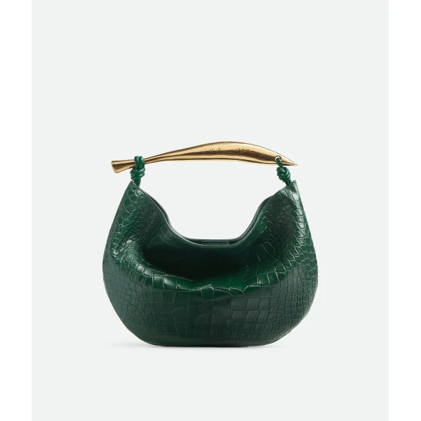 Khaite Women's Sardine in Emerald green - Green Totes & Top-Handle Bags - The Lotus Tote Bag - Shop at Luxury Shoes 