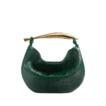 Khaite Women's Sardine in Emerald green - Green Totes & Top-Handle Bags - The Lotus Tote Bag - Shop at Luxury Shoes 