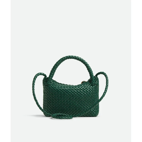 Khaite Women's Small Tosca in Emerald green - Green Shoulder & Crossbody Bags - The Lotus Tote Bag - Shop at Luxury Shoes 