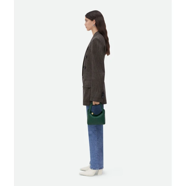 Khaite Women's Small Tosca in Emerald green - Green Shoulder & Crossbody Bags - The Lotus Tote Bag - Shop at Luxury Shoes 