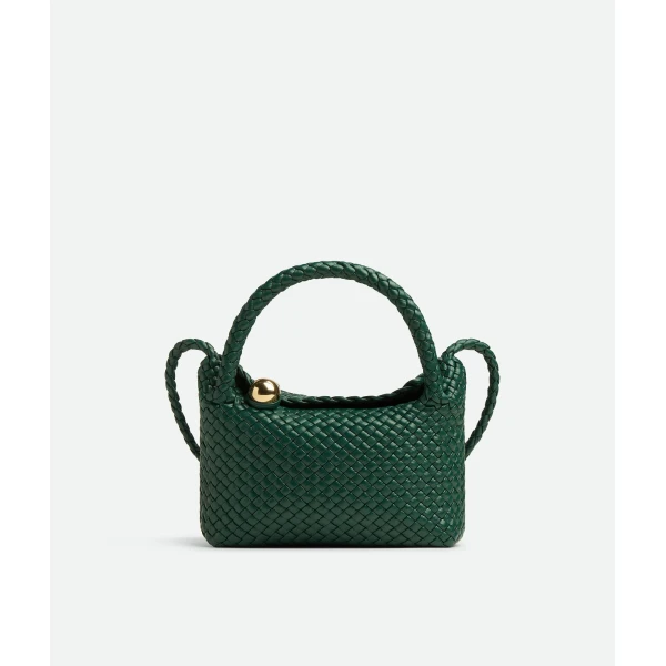 Khaite Women's Small Tosca in Emerald green - Green Shoulder & Crossbody Bags - The Lotus Tote Bag - Shop at Luxury Shoes 