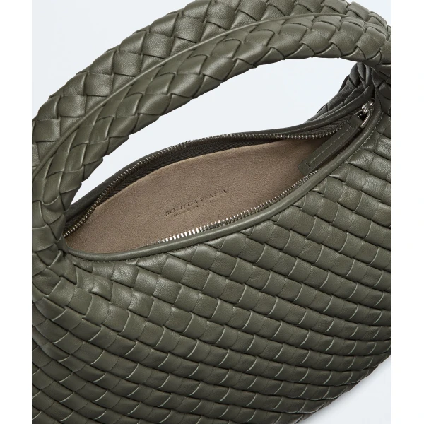 Khaite Women's Small Veneta in Pickle - Green Shoulder & Crossbody Bags - The Lotus Tote Bag - Shop at Luxury Shoes 