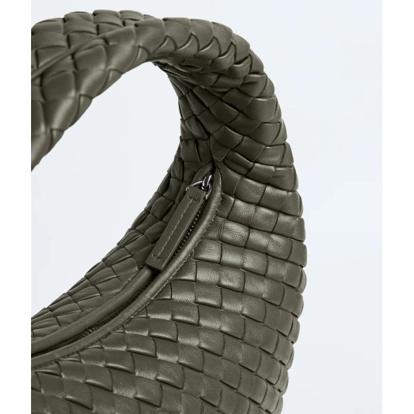 Khaite Women's Small Veneta in Pickle - Green Shoulder & Crossbody Bags - The Lotus Tote Bag - Shop at Luxury Shoes 