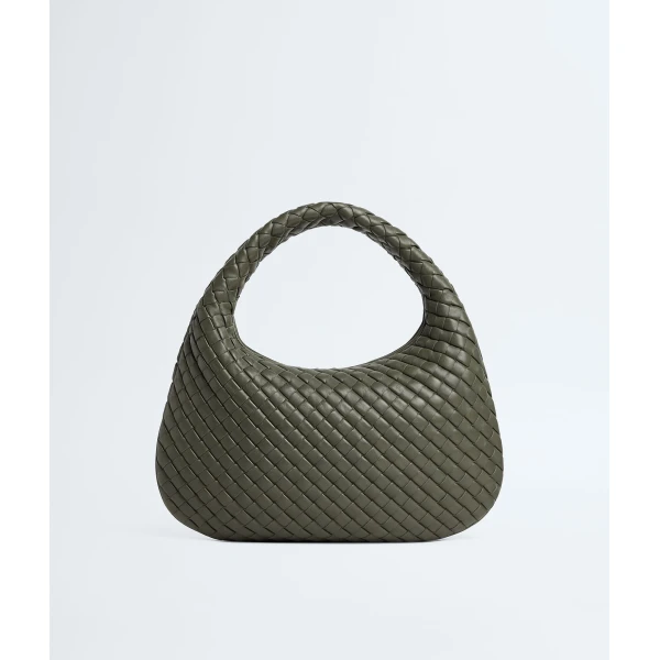 Khaite Women's Small Veneta in Pickle - Green Shoulder & Crossbody Bags - The Lotus Tote Bag - Shop at Luxury Shoes 