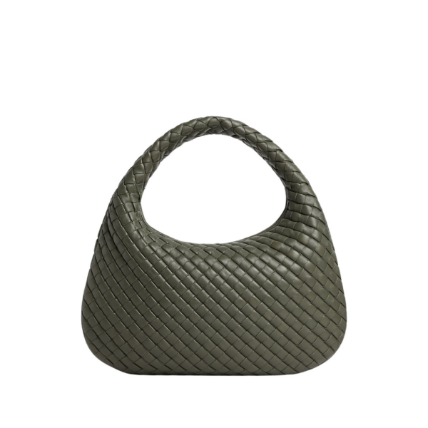Khaite Women's Small Veneta in Pickle - Green Shoulder & Crossbody Bags - The Lotus Tote Bag - Shop at Luxury Shoes 
