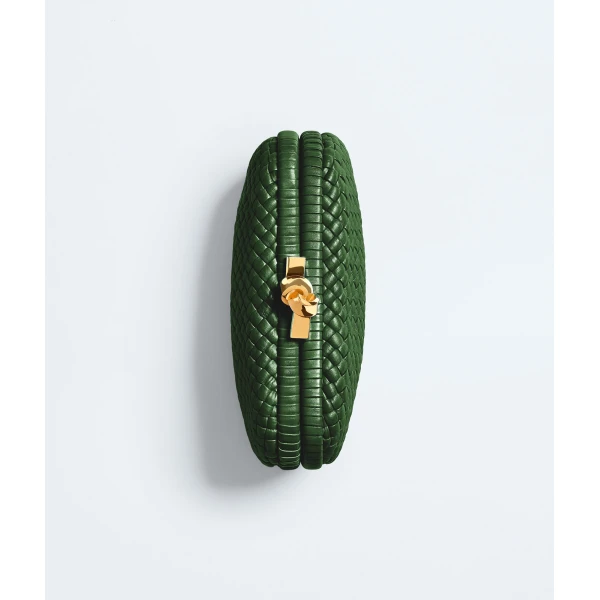 Khaite Women's Soft Knot in Basil - Green Clutch Bags - The Lotus Tote Bag - Shop at Luxury Shoes 