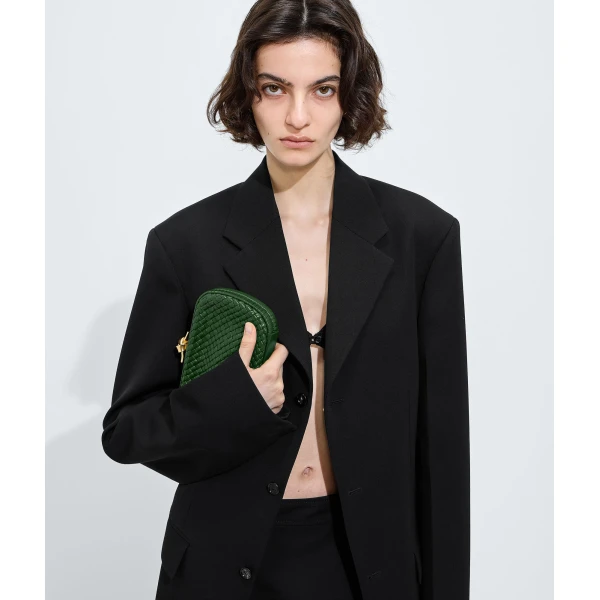 Khaite Women's Soft Knot in Basil - Green Clutch Bags - The Lotus Tote Bag - Shop at Luxury Shoes 