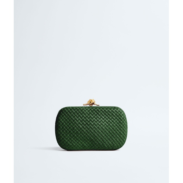 Khaite Women's Soft Knot in Basil - Green Clutch Bags - The Lotus Tote Bag - Shop at Luxury Shoes 