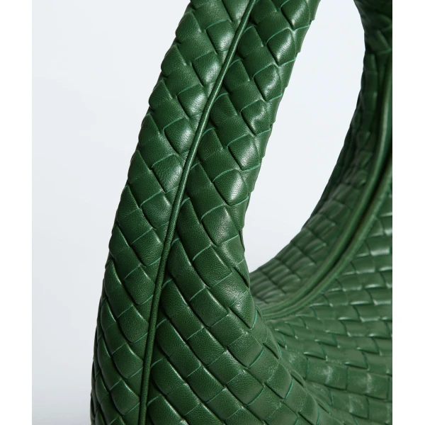 Khaite Women's Veneta in Basil - Green Shoulder & Crossbody Bags - The Lotus Tote Bag - Shop at Luxury Shoes 