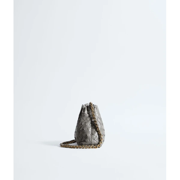 Khaite Women's Dustbag Notte in Basalt - Grey Shoulder & Crossbody Bags - The Lotus Tote Bag - Shop at Luxury Shoes 