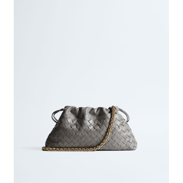 Khaite Women's Dustbag Notte in Basalt - Grey Shoulder & Crossbody Bags - The Lotus Tote Bag - Shop at Luxury Shoes 
