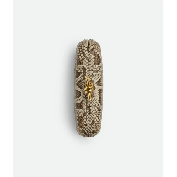 Khaite Women's Knot in Roccia - Grey Clutch Bags - The Lotus Tote Bag - Shop at Luxury Shoes 