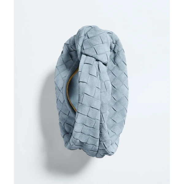 Khaite Women's Mini Jodie in Mineral - Grey Mini Bags - The Lotus Tote Bag - Shop at Luxury Shoes 